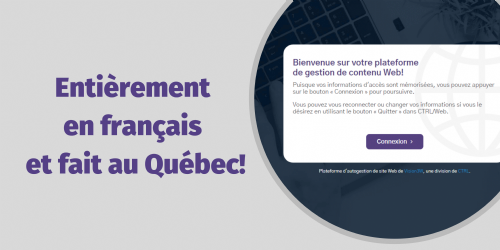 CSM de gestion Web en français